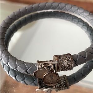 Leather Alex and Ani bracelet